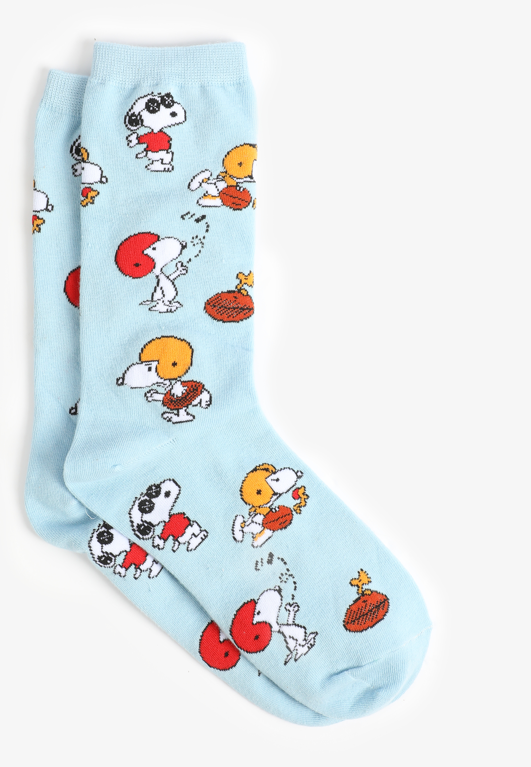 Snoopy Football Crew Socks