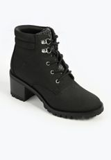 SuperCush Brittany Block Heel Hiker Boot, BLACK, small