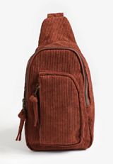 Corduroy Sling Bag, , small