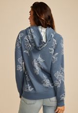 Homeward Placed Floral Hoodie, DUSK SKY, small