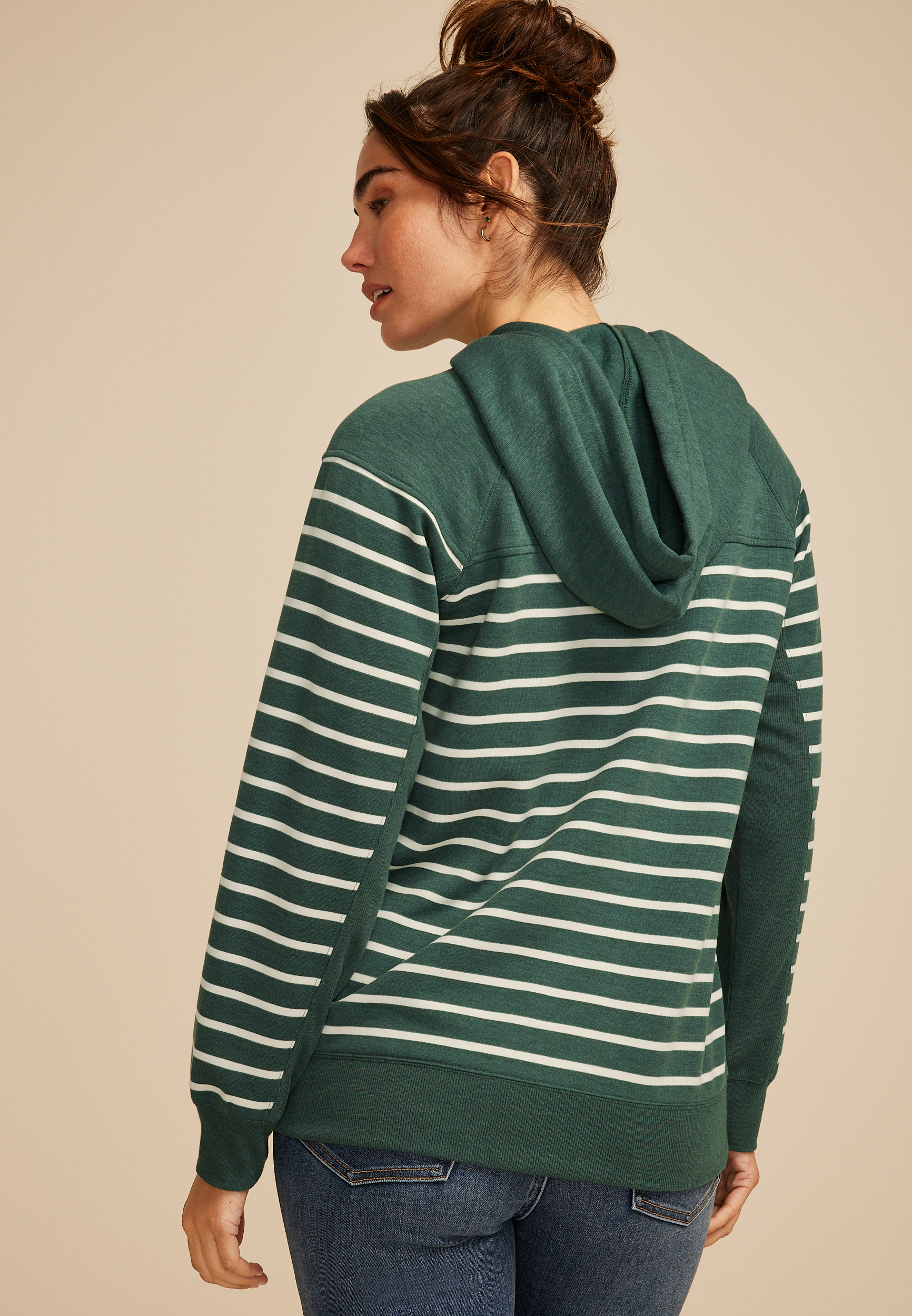 Homeward Striped Hoodie, C8125, large