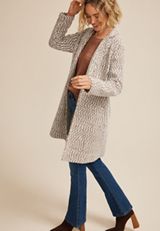 Herringbone Textured One Button Coat, C3404, small