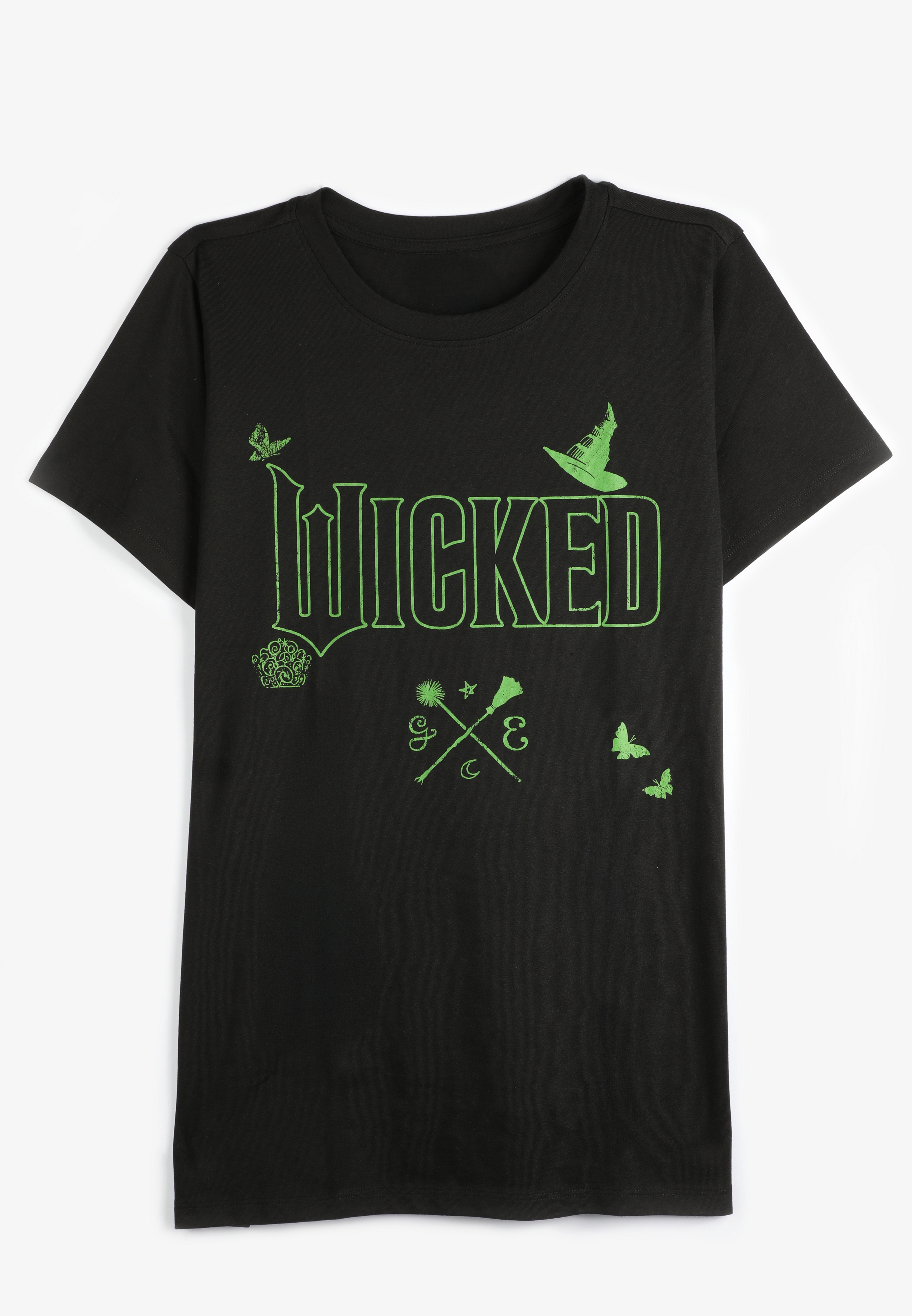 Wicked Classic Fit Graphic Tee, BLACK, large