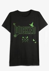 Wicked Classic Fit Graphic Tee, BLACK, small