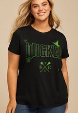 Plus Size Wicked Classic Fit Graphic Tee, BLACK, small