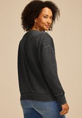 Skull Applique Relaxed Fit Sweatshirt, , small