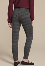 Windowpane Ponte Skinny Pant, GRAY COMBO, small