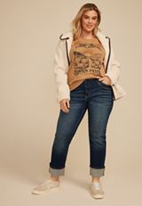 Plus Size Support Your Local Pumpkin Patch Classic Fit Graphic Tee, , small