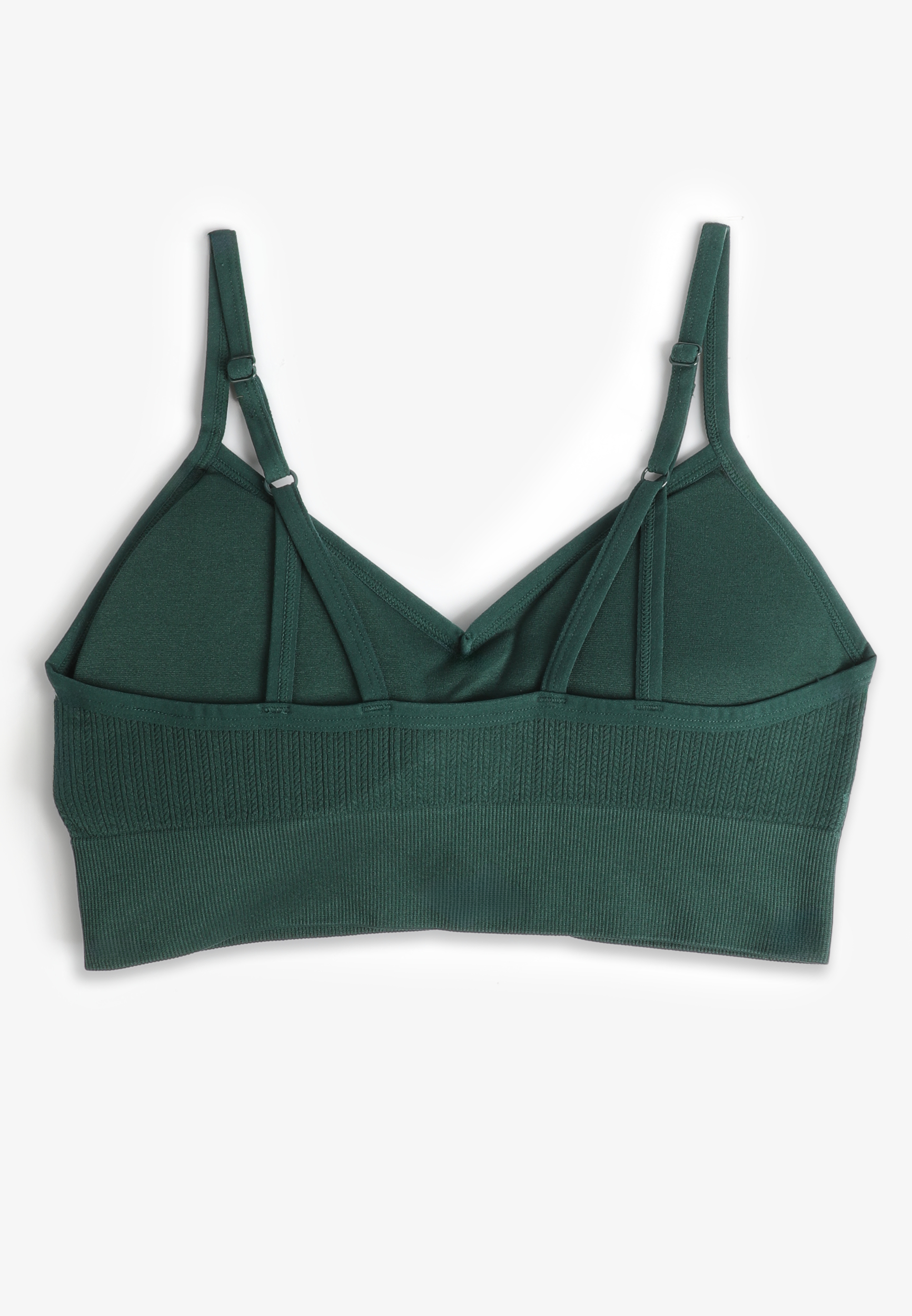 True Stretch Cable Knit Seamless Bralette, C1037, large