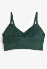True Stretch Cable Knit Seamless Bralette, C1037, small