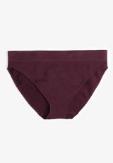 True Stretch Cable Knit Seamless Bikini Panty, POTENT PURPLE, small