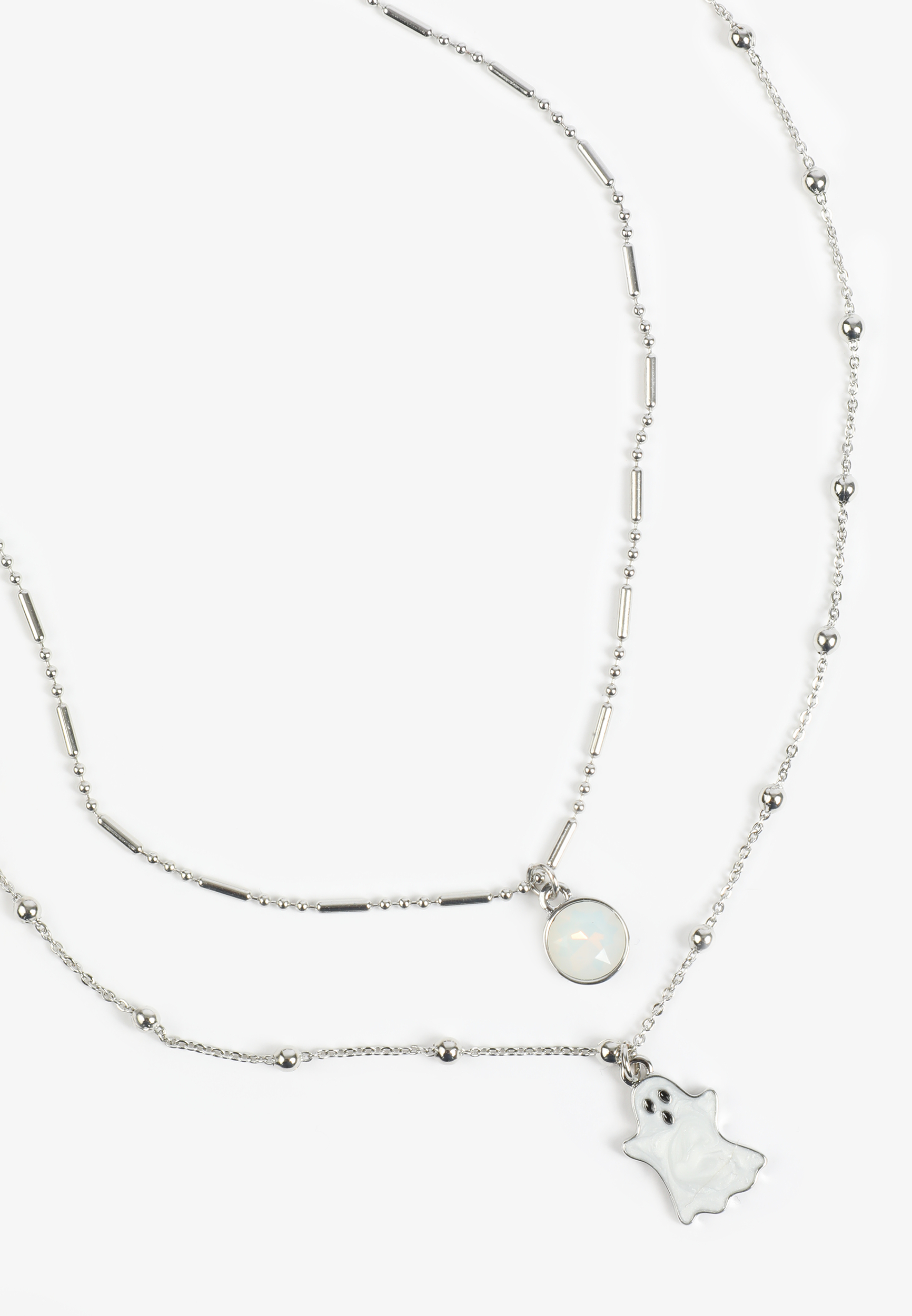Halloween Ghost Double Layered Necklace