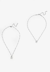 Halloween Ghost Double Layered Necklace, , small