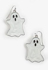 Halloween Ghost Drop Earrings, C223, small
