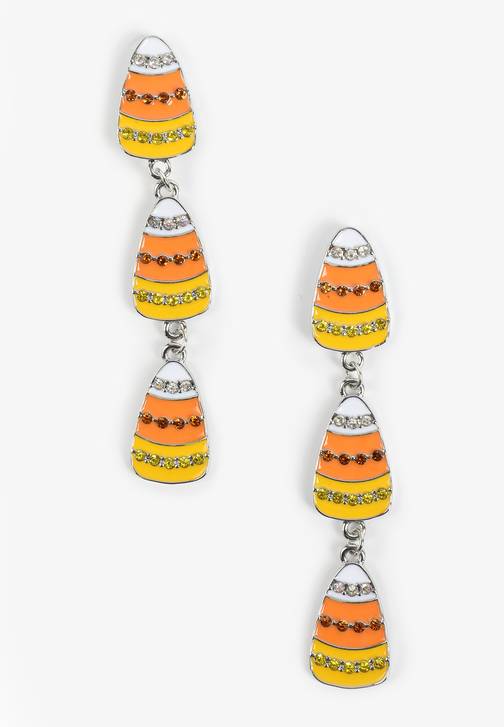 Candy Corn Drop Earrings