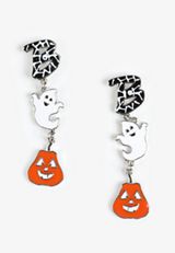 BOO Drop Earrings, MULTI, small