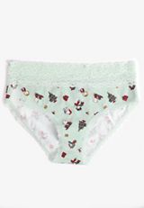 Simply Comfy Cotton Holiday Peanuts Hipster Panty, , small