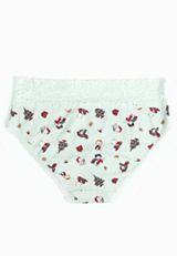 Simply Comfy Cotton Holiday Peanuts Hipster Panty, , small
