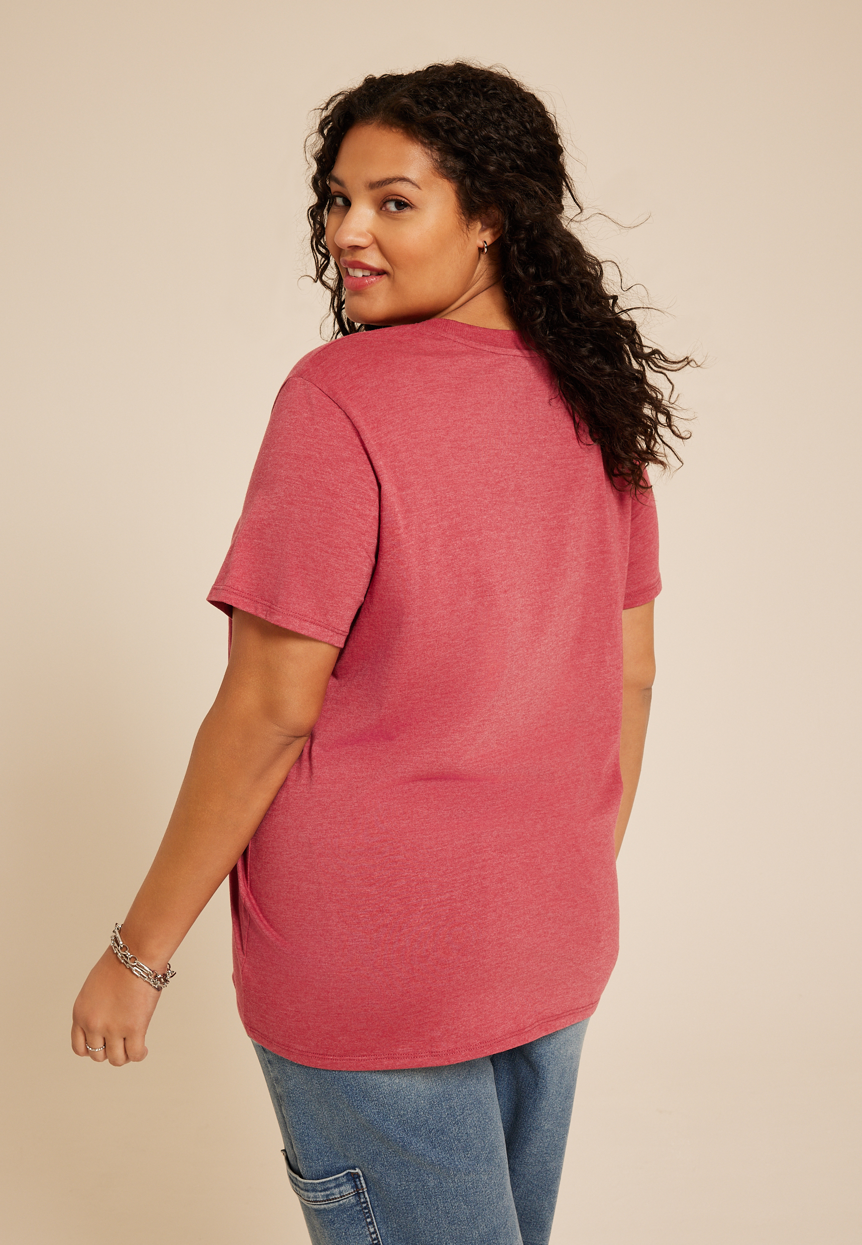 Plus Size Adventure Oversized Fit Graphic Tee, , large