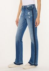 KanCan&trade; High Rise Released Hem Inset Bootcut Jeans, C258, small