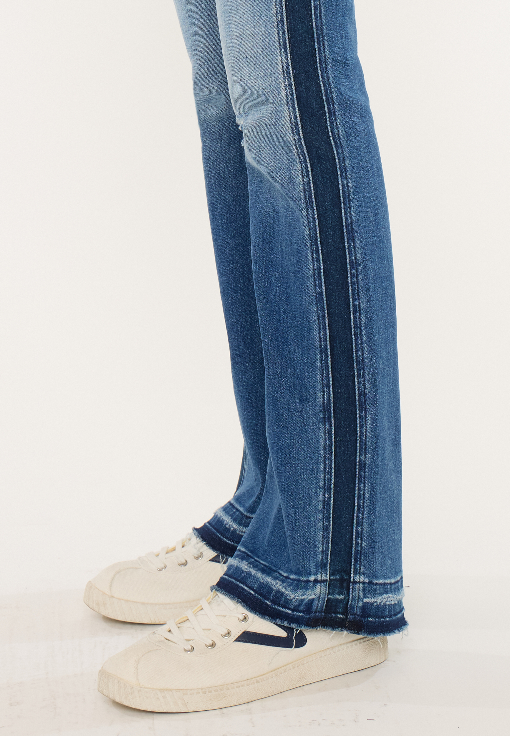 KanCan&trade; High Rise Released Hem Inset Bootcut Jeans, C258, large