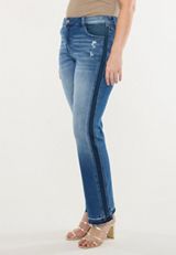Plus Size KanCan&trade; High Rise Released Hem Inset Bootcut Jeans, DARK SANDBLAST, small