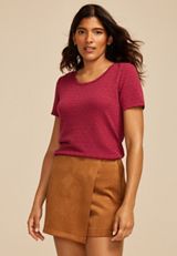 24/7 Textured Kennedy Crew Neck Tee, C7428, small