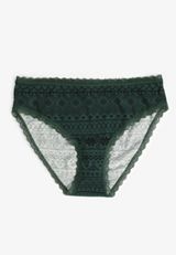 Simply Comfy Cotton Fair Isle Bikini Panty, , small