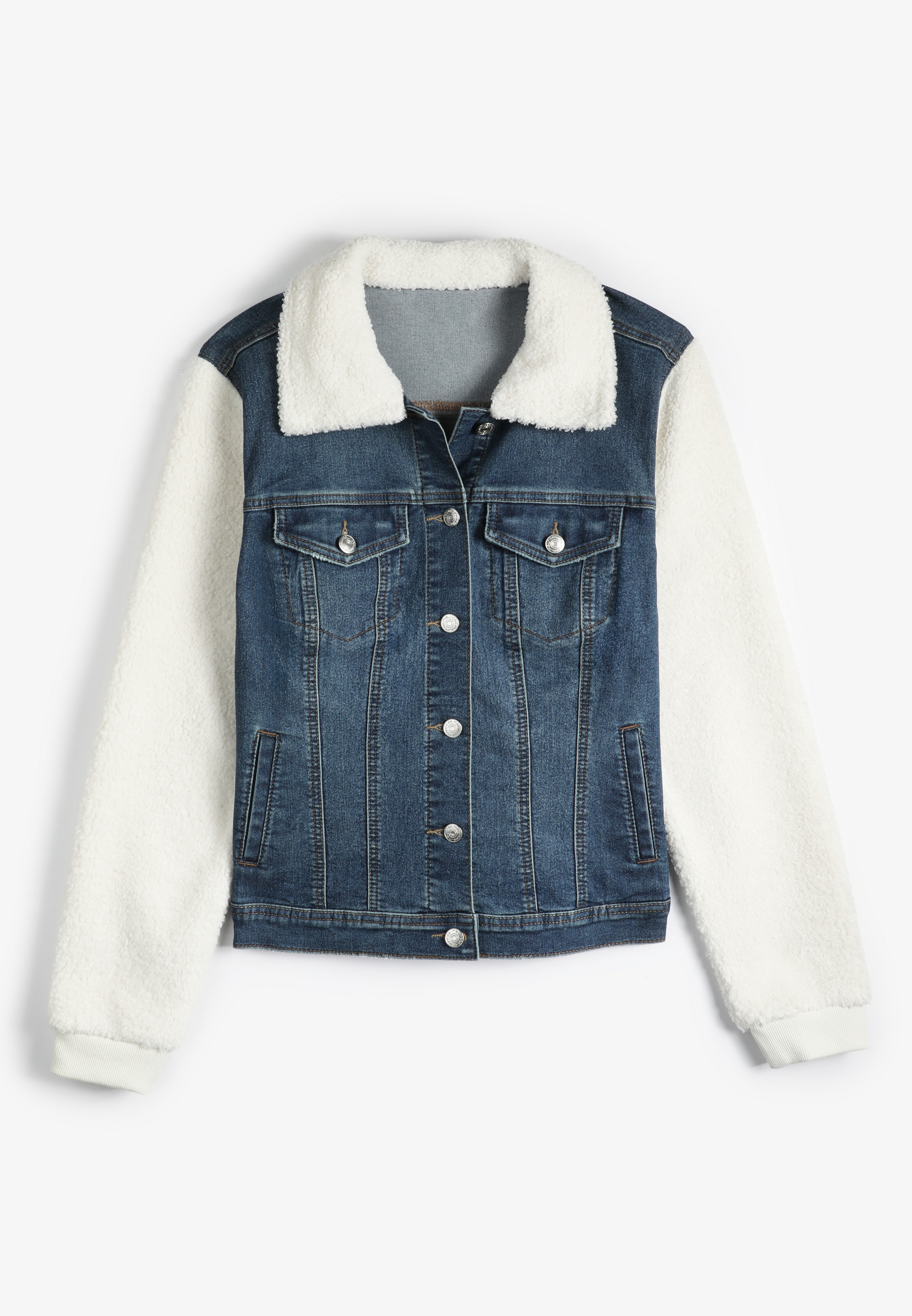 Sherpa Denim Mix Jacket, , large