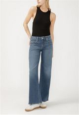 Silver Jeans Co.&reg; Suki Curvy Mid Rise Wide Leg Jean, C258, small