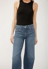 Silver Jeans Co.&reg; Suki Curvy Mid Rise Wide Leg Jean, C258, small