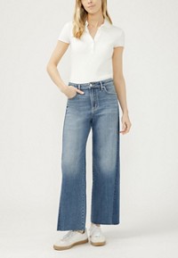 KanCan™ High Rise Cuffed Wide Leg Ankle Jean
