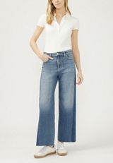 Silver Jeans Co.&reg; Isbister High Rise Wide Leg Jean, MEDIUM SANDBLAST, small