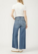 Silver Jeans Co.&reg; Isbister High Rise Wide Leg Jean, MEDIUM SANDBLAST, small