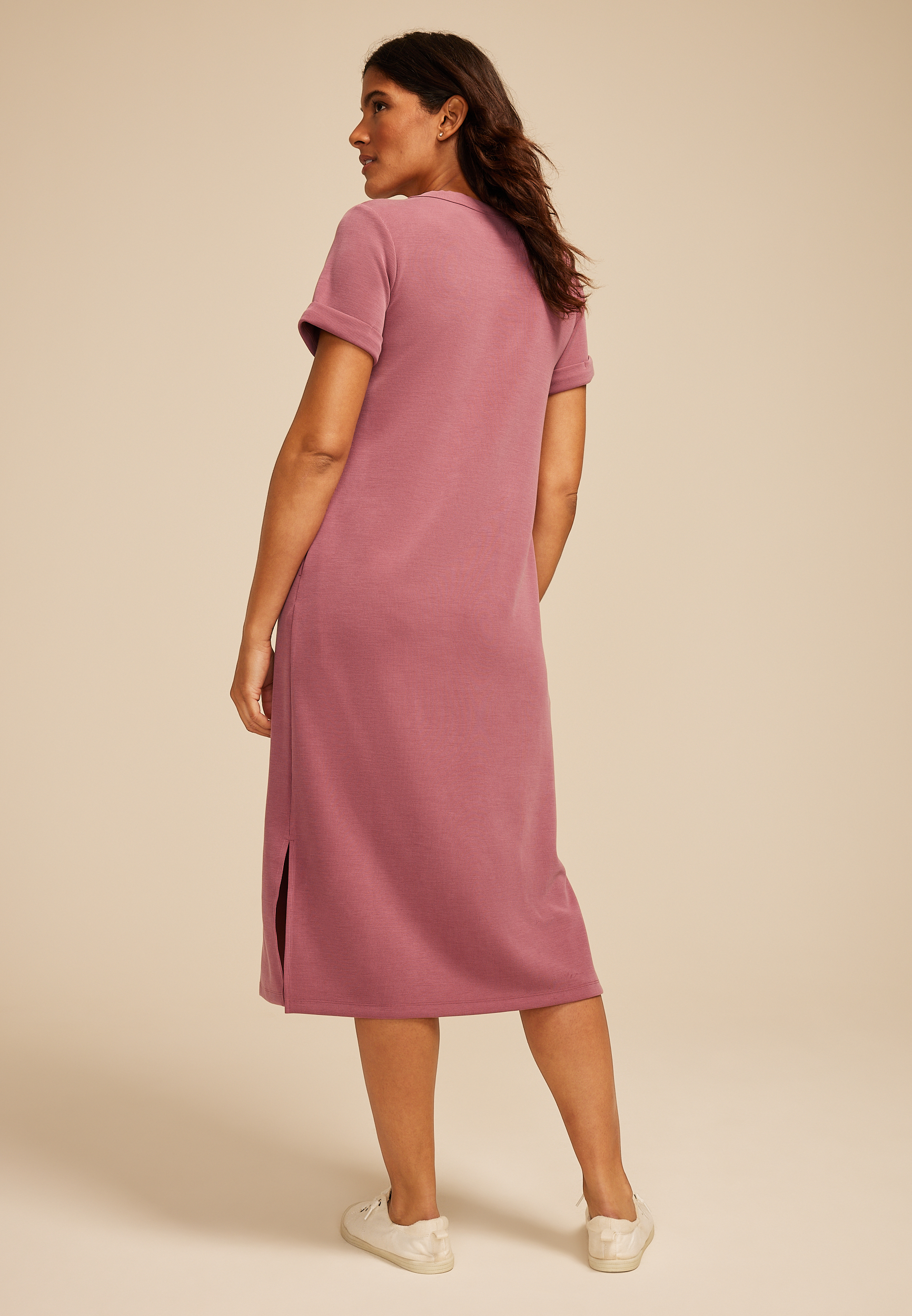 Cloud Scuba Knit Midi Dress