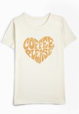 Coffee Please Classic Fit Graphic Tee, C2789, small