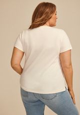 Plus Size Coffee Please Classic Fit Graphic Tee, , small