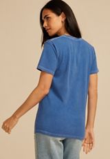 Silly Goose Relaxed Graphic Tee, BLUE, small