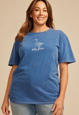 Plus Size Silly Goose Relaxed Graphic Tee, C1149, small