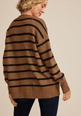 Striped Button Front Cardigan, C30, small