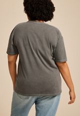 Plus Size Mama Floral Embroidered Relaxed Graphic Tee, C829, small