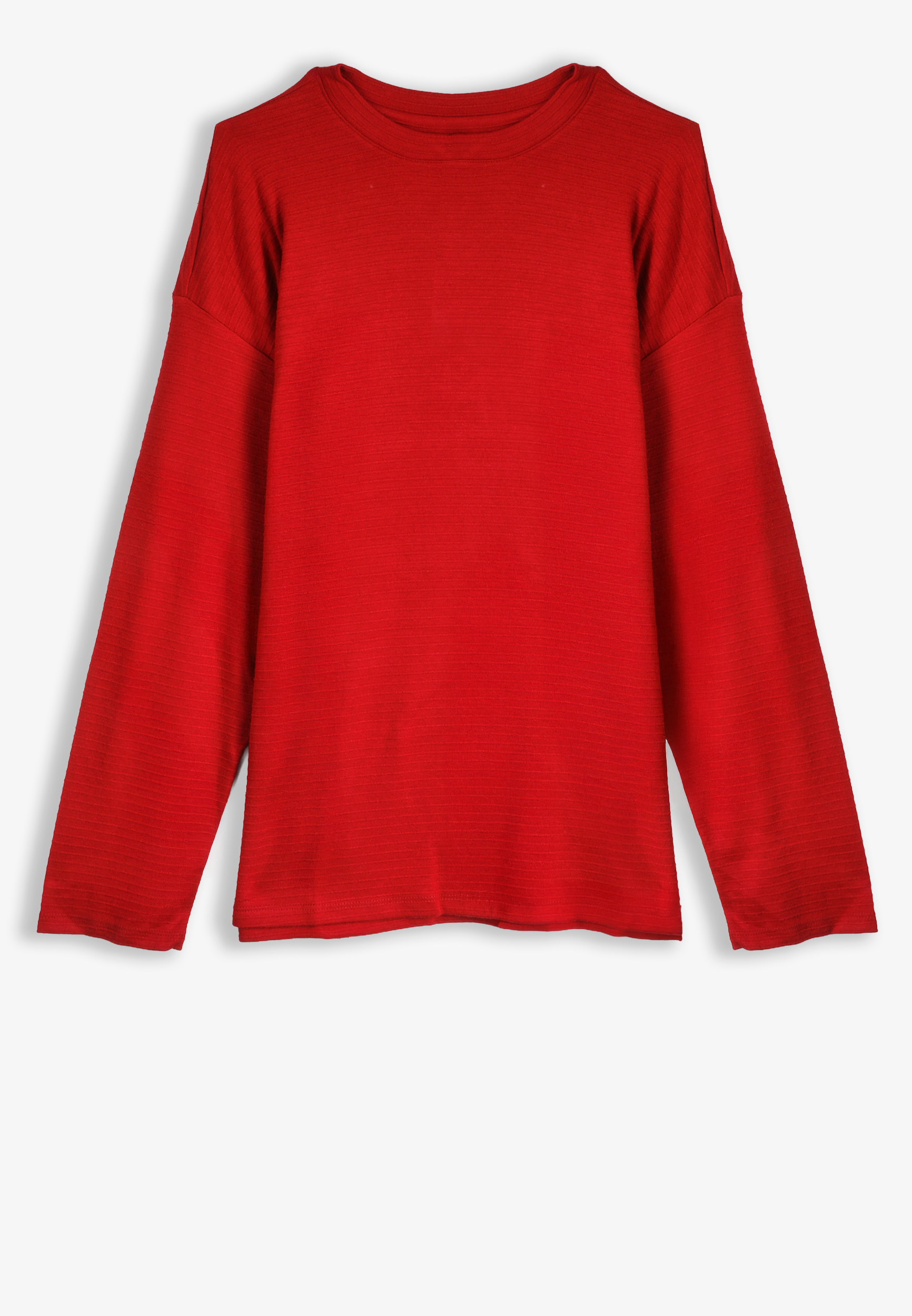 Plus Size 24/7 Ottoman Rib Long Sleeve Tee