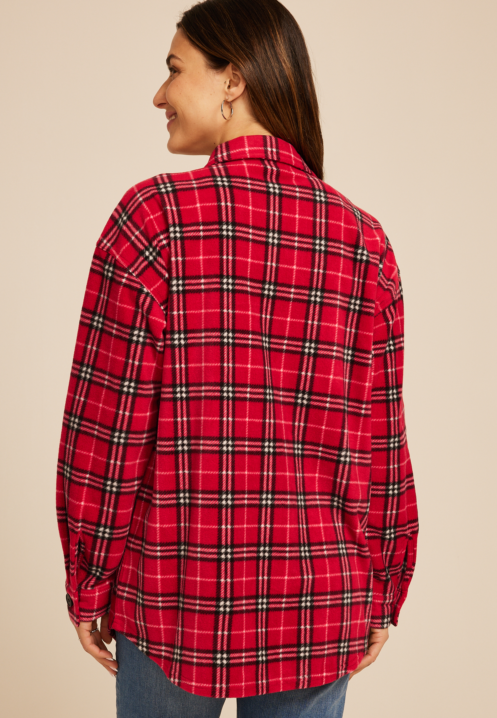 Wilder Fleece Shacket, C7044, large