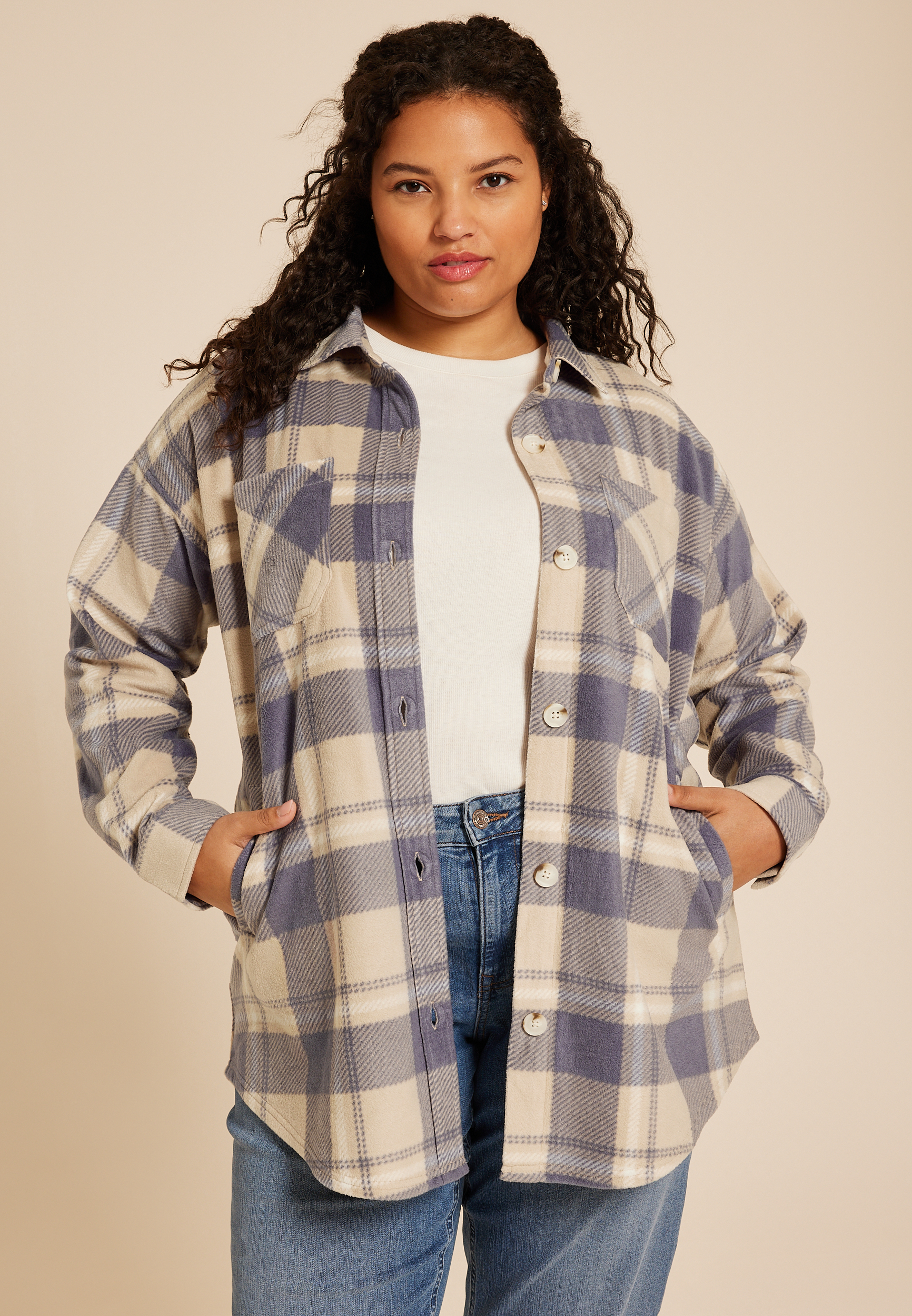 Plus Size Wilder Fleece Shacket