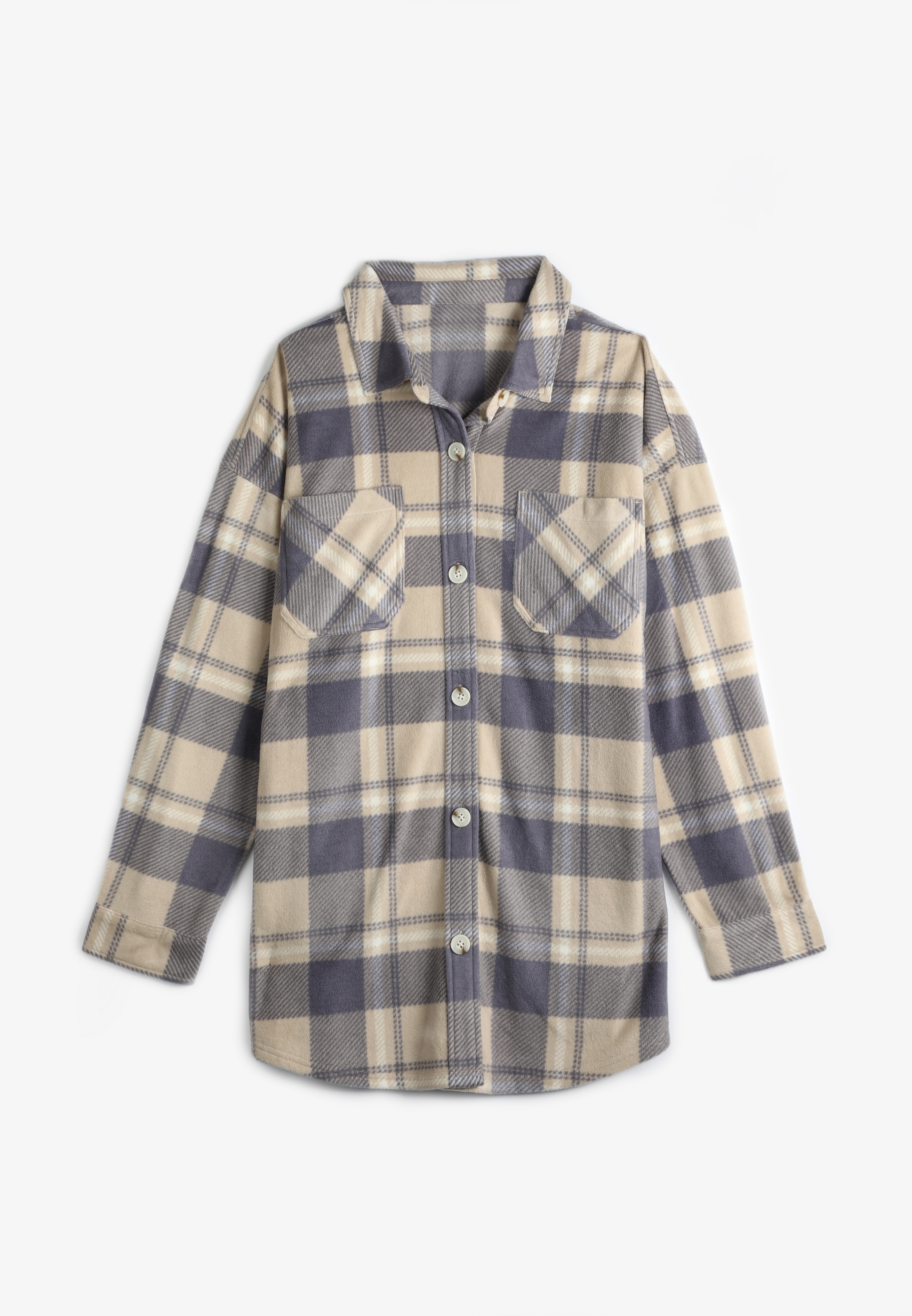 Plus Size Wilder Fleece Shacket, C5885, large