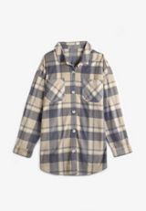 Plus Size Wilder Fleece Shacket, C5885, small