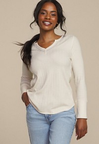 24/7 Berkley Floral V Neck Tee