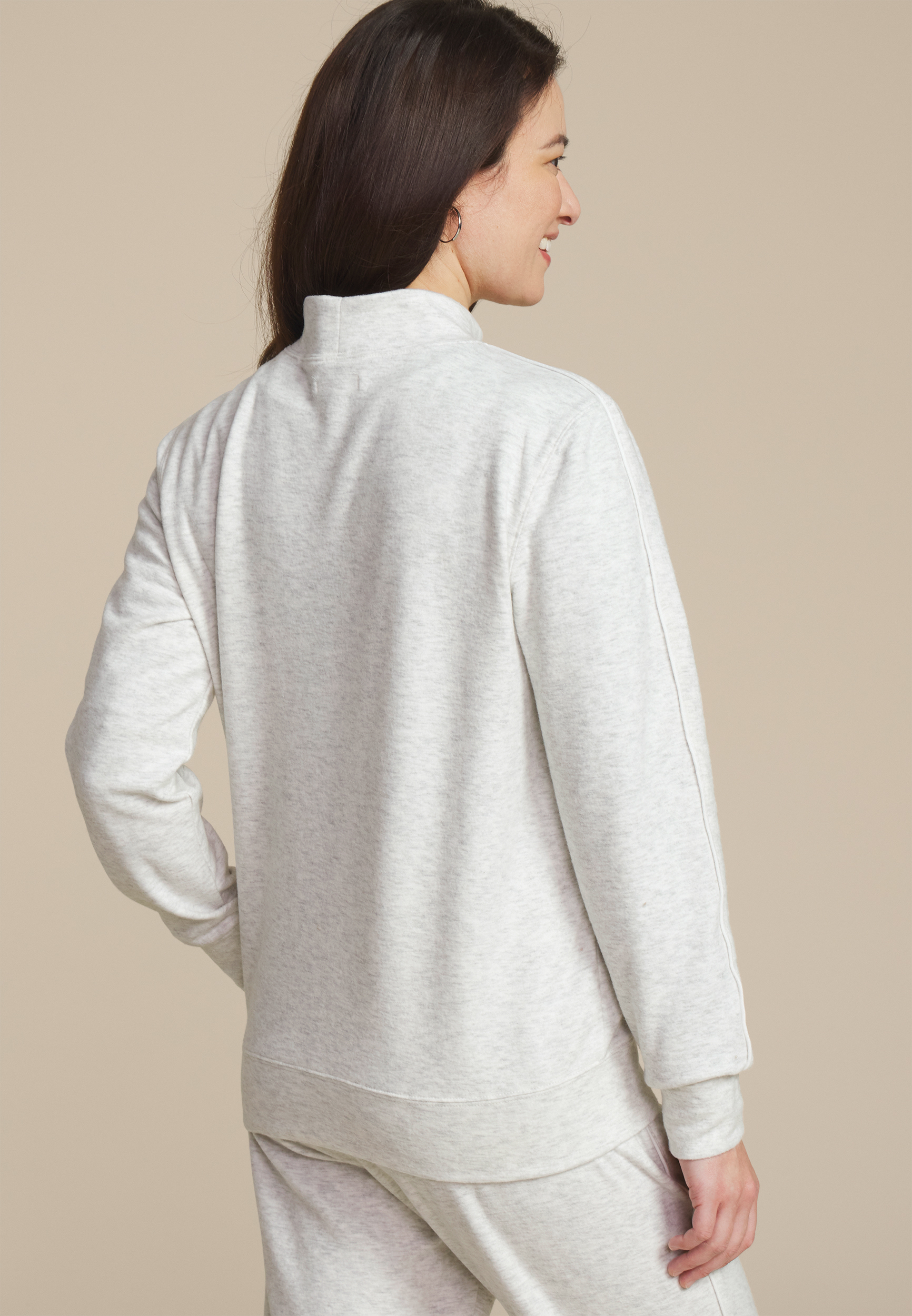 Dream Fleece Mock Neck Sweatshirt, C3348, large