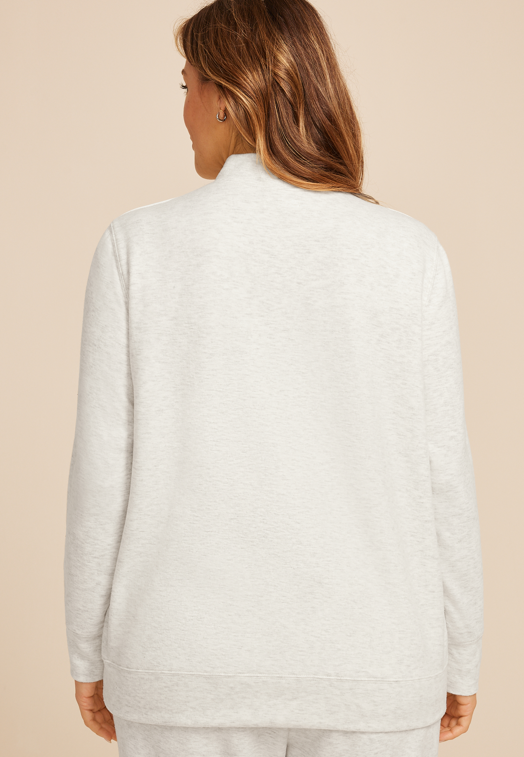 Plus Size Dream Fleece Mock Neck Sweatshirt | maurices