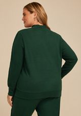 Plus Size Dream Fleece Mock Neck Sweatshirt, C1037, small